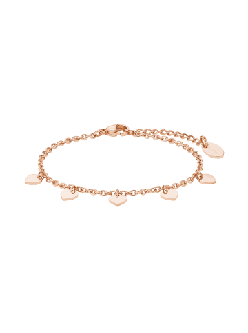 Amor Armband Edelstahl, IP Rose in Roségold