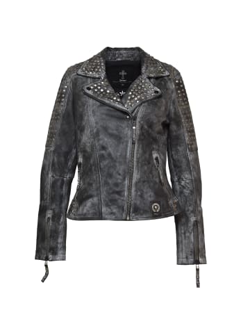 Roberto Geissini Zoe Lederjacke Grau