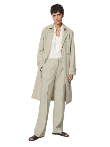 Marc O'Polo Fließender Car Coat regular in linen beige