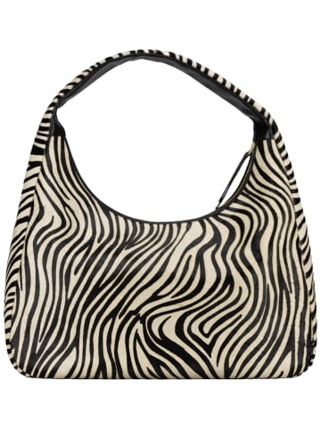 Jost Handtasche Furry Zebra Hobo Bag L in Zebra