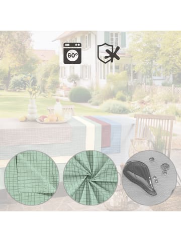 REDBEST Baumwollmischung Tischdecke Pasadena in hellgrün