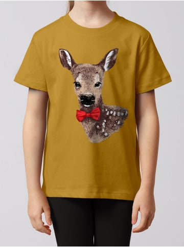 wat? Apparel T-Shirt Rehkitz in Ocker