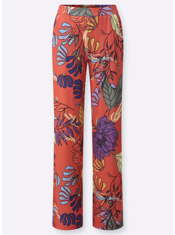 Heine Jersey-Hose in terra-lavendel-bedruckt