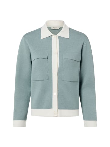 März Strickjacke in petrol weiß - 0001