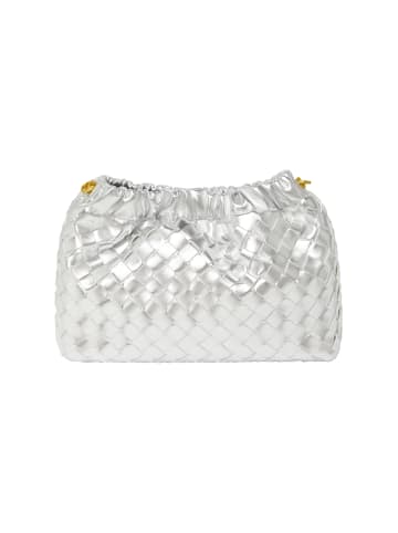 faina Women Handbag in Silver