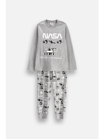 Coccodrillo Jungenpyjama in grau