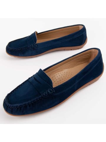 Purapiel Mokassins Weiße Schuhe Meilis2 in Blau