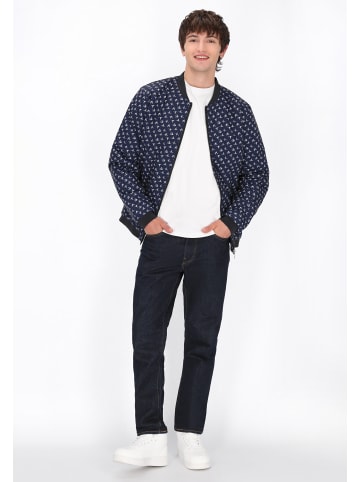 MO Men Jacket in navy multicolor