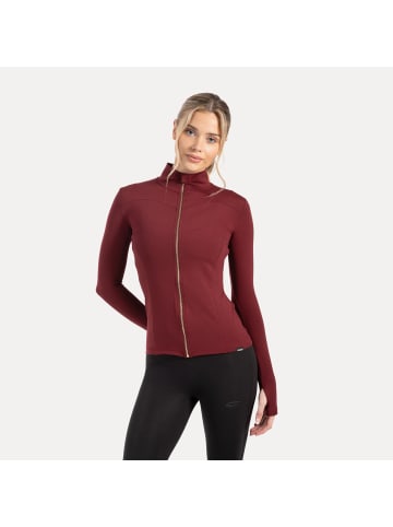 SMILODOX Trainingsjacke Kenna Gold in Bordeaux