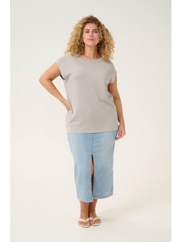 KAFFE curve Strickpullover KCregitta Loose fit in Feather Gray