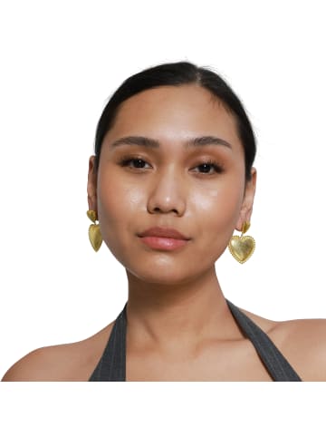 Steel_Art Ohrstecker Damen Septa goldfarben in goldfarben