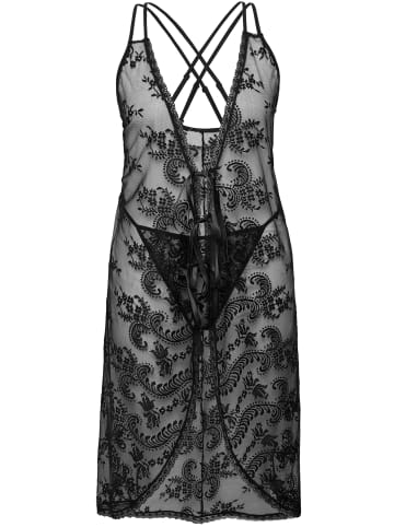 Ulla Popken Négligé in schwarz