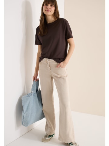 Cecil Shirt mit Schulterdetail in Macchiato Brown