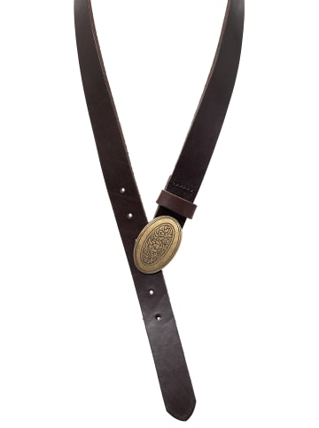 Töpfer Gürtel RRR-K419 in dunkelbraun