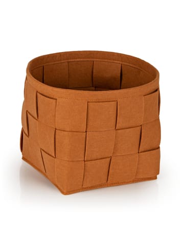 N8WERK Aufbewahrungskorb Filz 24cm rostbraun  Braun