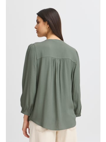 Fransa Langarm-Bluse FROLINE Regular fit in Agave Green