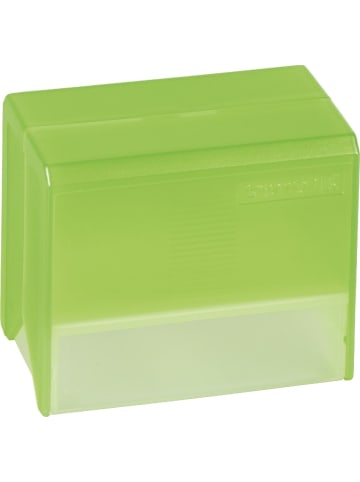 BRUNNEN Karteibox A7 quer Styrolux maigrün