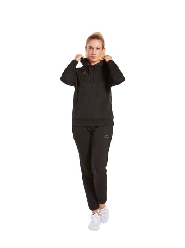 erima Damen Essential Team Kapuzensweat in schwarz/slate grey