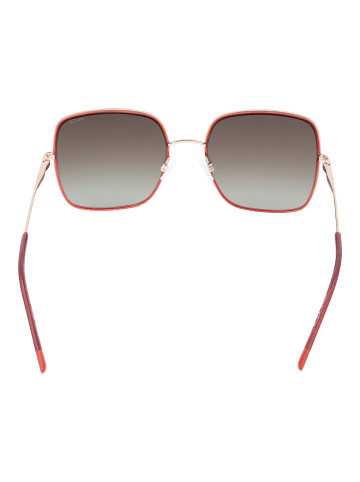 HUGO Frauen Sonnenbrille Quadratisch Rot