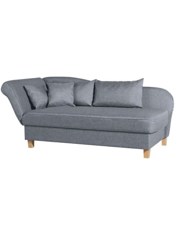 others RECAMIERE mit Armteil links klappbar Katia Bezug Flachgewebe Buche natur / denim