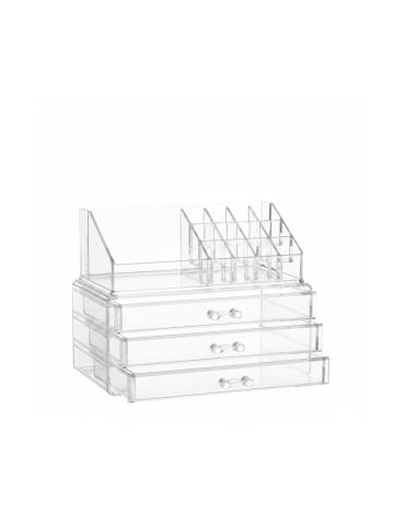 relaxdays Makeup Organizer in Transparent