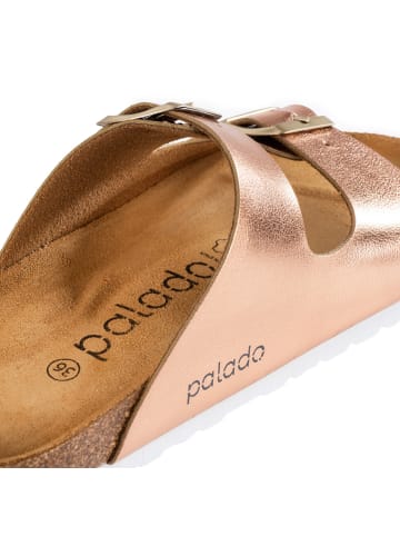 palado Pantoletten in Metallic Rose