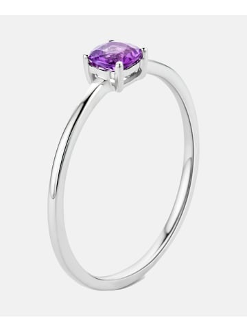 Diamant L'éternel Ring aus 375 Weißgold mit Amethyst