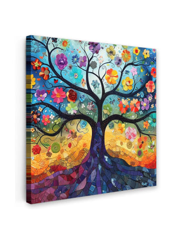 MuchoWow Leinwand bilder Blumenbaum (BxH)