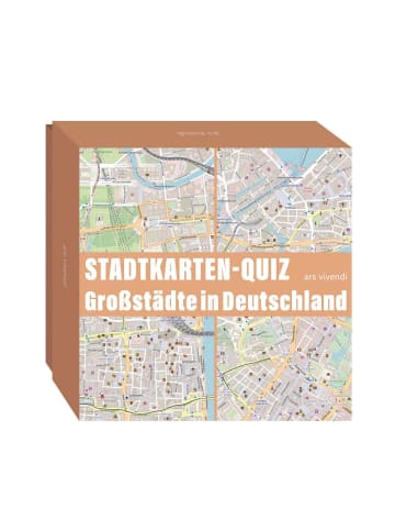 ars vivendi Stadtkarten-Quiz Großstädte in Deutschland