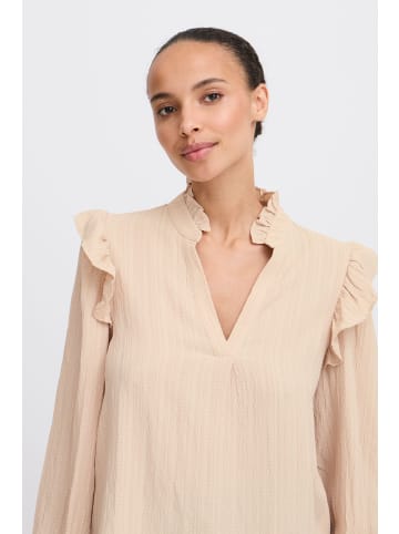 b. young Kurzarm-Bluse BYJULIANA Regular fit in Gray Morn