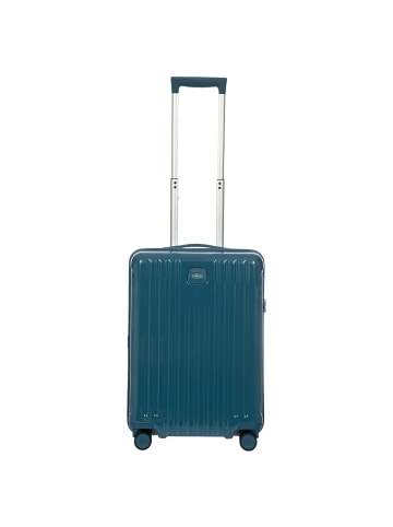 BRIC`s Positano - 4-Rollen Kabinentrolley 55 cm USB (emerald green) in oktan