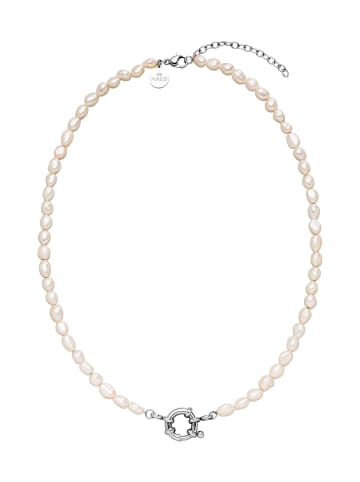 PURELEI Kette Pearl Charm 40-45 cm in Silver