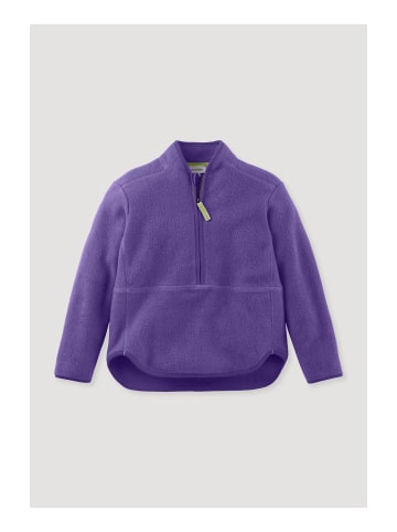 Hessnatur Fleece Troyer in violett