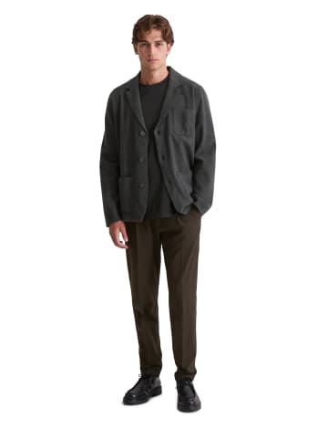 Marc O'Polo Wollsakko regular in Dark Grey Melange