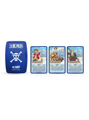 Winning Moves Top Trumps Collectables - One Piece Kartenspiel Quartettspiel in blau