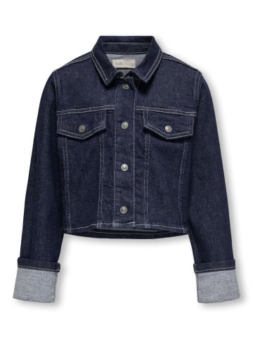 KIDS ONLY Jeansjacke in Dark Blue Denim