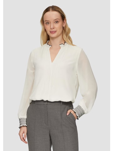 s.Oliver BLACK LABEL Bluse langarm in Creme