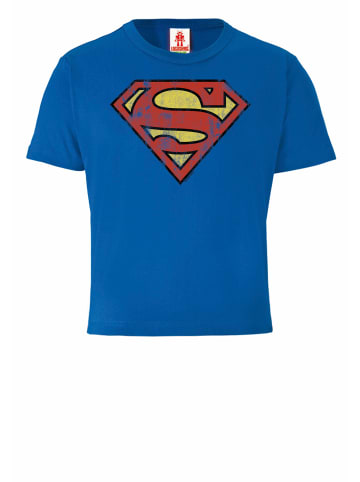 Logoshirt T-Shirt DC Comics – Superman in blau