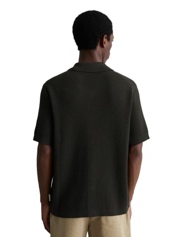 Marc O'Polo DENIM DfC Strickshirt regular im Polostil in Broken Graphite