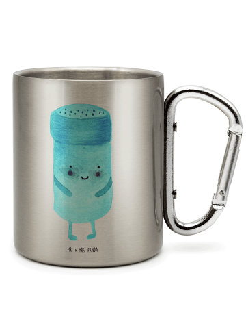 Mr. & Mrs. Panda Thermobecher Beste Freunde Salz ohne Spruch in Silber