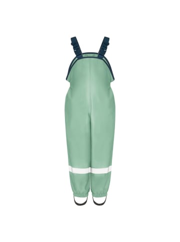 Playshoes Regen-Latzhose mit Fleecefutter - Grün in gruen