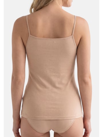 Conta Spaghetti Top Modal in Schwarz / beige