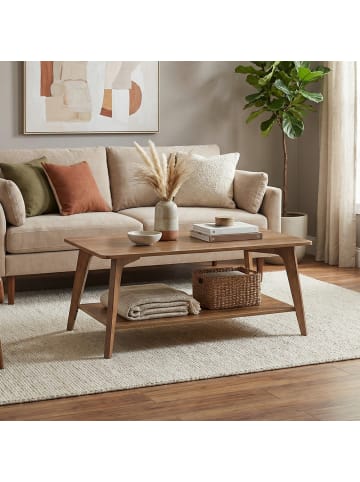VASAGLE Couchtisch Maezo in Warmbraun - (B)100 x (H)45 x (T)55 cm