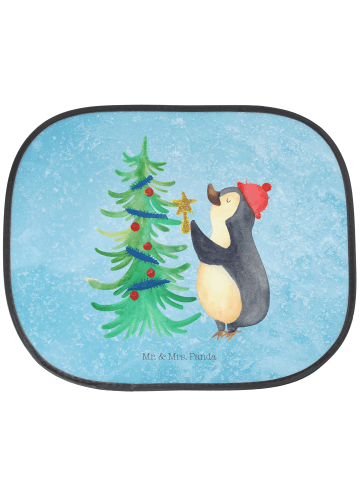 Mr. & Mrs. Panda sonnenschutz fenster Pinguin Weihnachtsbaum ohn... in Eisblau