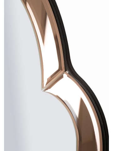 Mauro Ferretti Wandspiegel mit rosa Glasrahmen, 47 x 1 x 80 cm