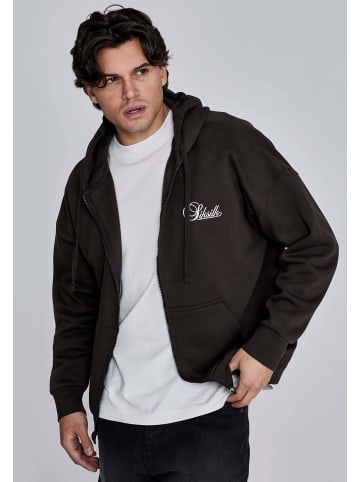 SikSilk Sweatjacke Essentials Full Zip in Brown