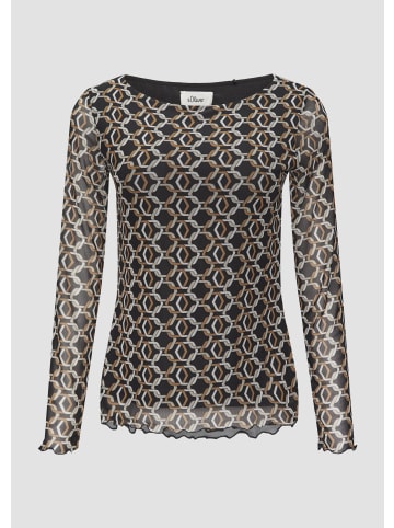 s.Oliver T-Shirt in 99A4_schwarz