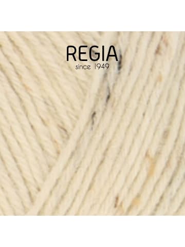 Regia Handstrickgarne 4-fädig Uni Tweed, 100g in Natur
