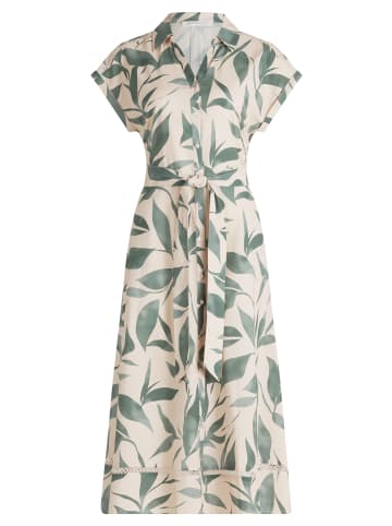 BETTY & CO Hemdblusenkleid mit Print in Nature/Green