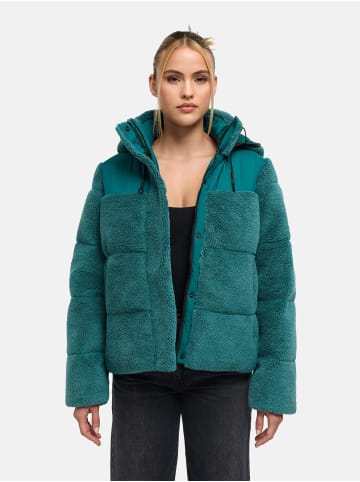 Marikoo Kapuzenplüschjacke Kaguraa 16 in Ocean Green